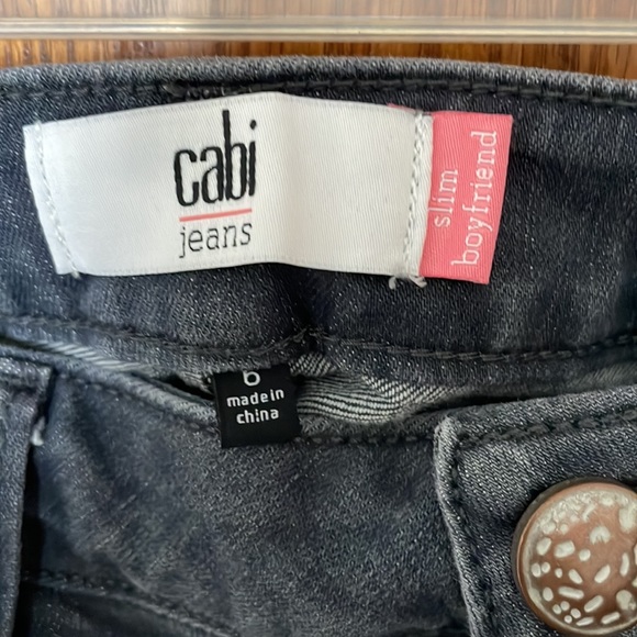 Cabi slim boyfriend jeans size 6 EUC - Picture 3 of 5